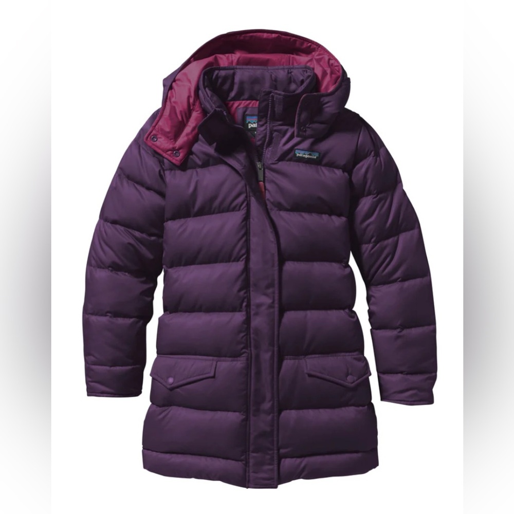 Patagonia Kids Purple Puffer Jacket